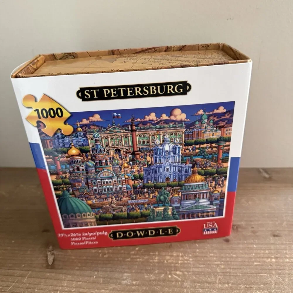 Dowdle St Petersburg 1000 Piece Jigsaw Puzzle Buildings Statues